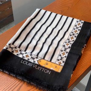 LV Scarves Louis Vuitton Monogram Shawl Scarf M60008 - luxibagsmall