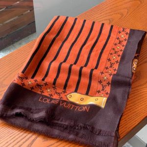 LV Scarves Louis Vuitton Monogram Shawl Scarf M60009 - luxibagsmall