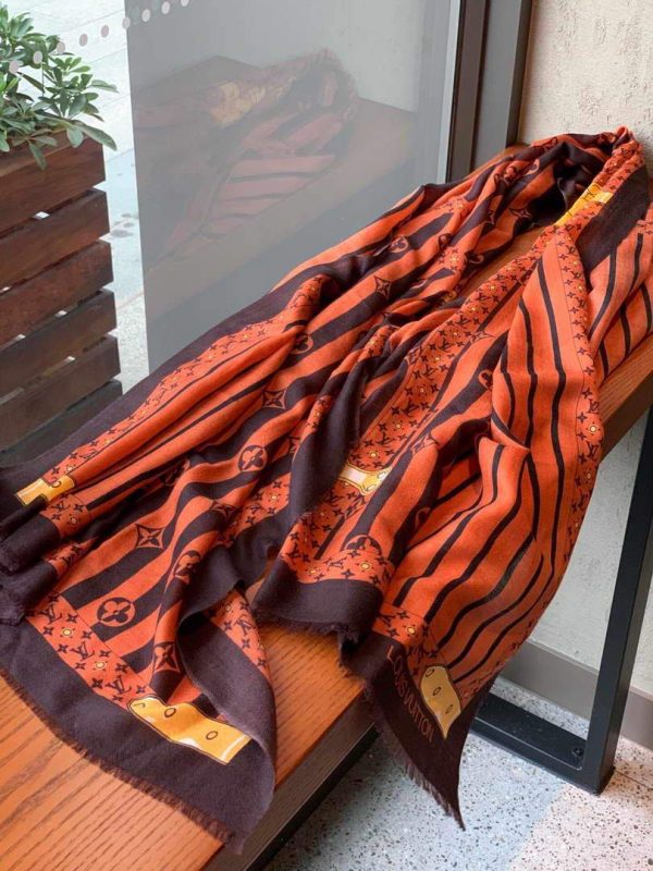 LV Scarves Louis Vuitton Monogram Shawl Scarf M60009 - luxibagsmall