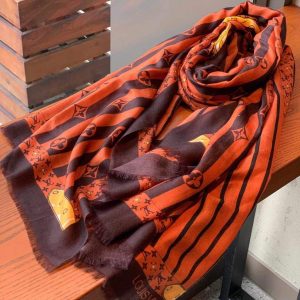 LV Scarves Louis Vuitton Monogram Shawl Scarf M60009 - luxibagsmall