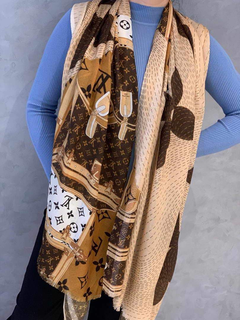 LV Scarves Louis Vuitton Monogram Shawl Scarf M60039 - luxibagsmall