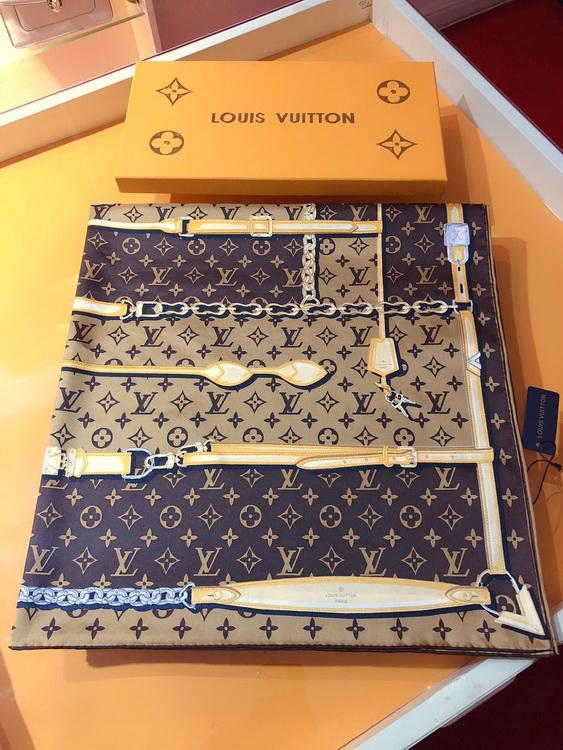 LV Scarves Louis Vuitton Monogram Shawl Scarf M78666 - luxibagsmall