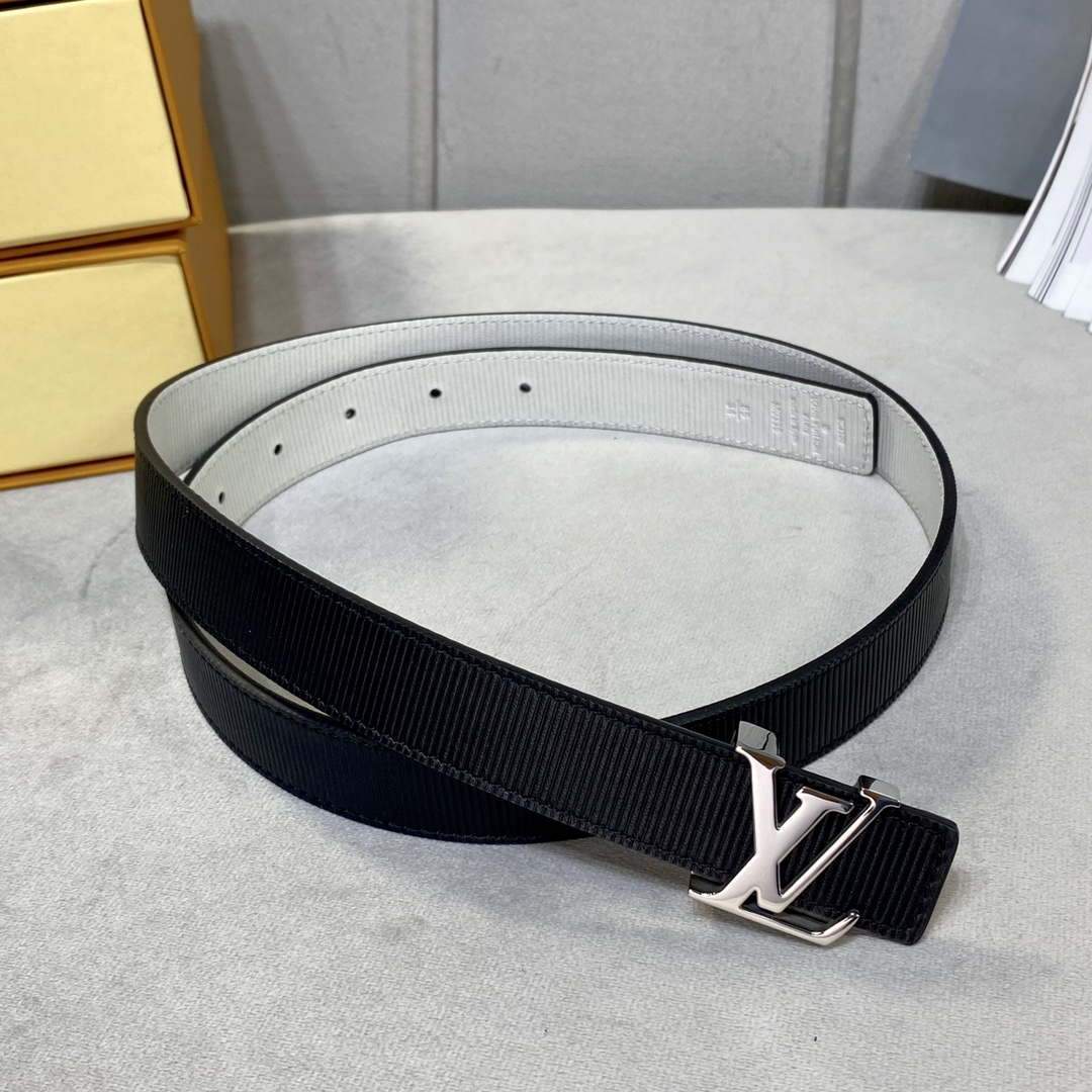 LV Women's Belts Collection Louis Vuitton Initials 25MM Belt Monogram 19001 - luxibagsmall