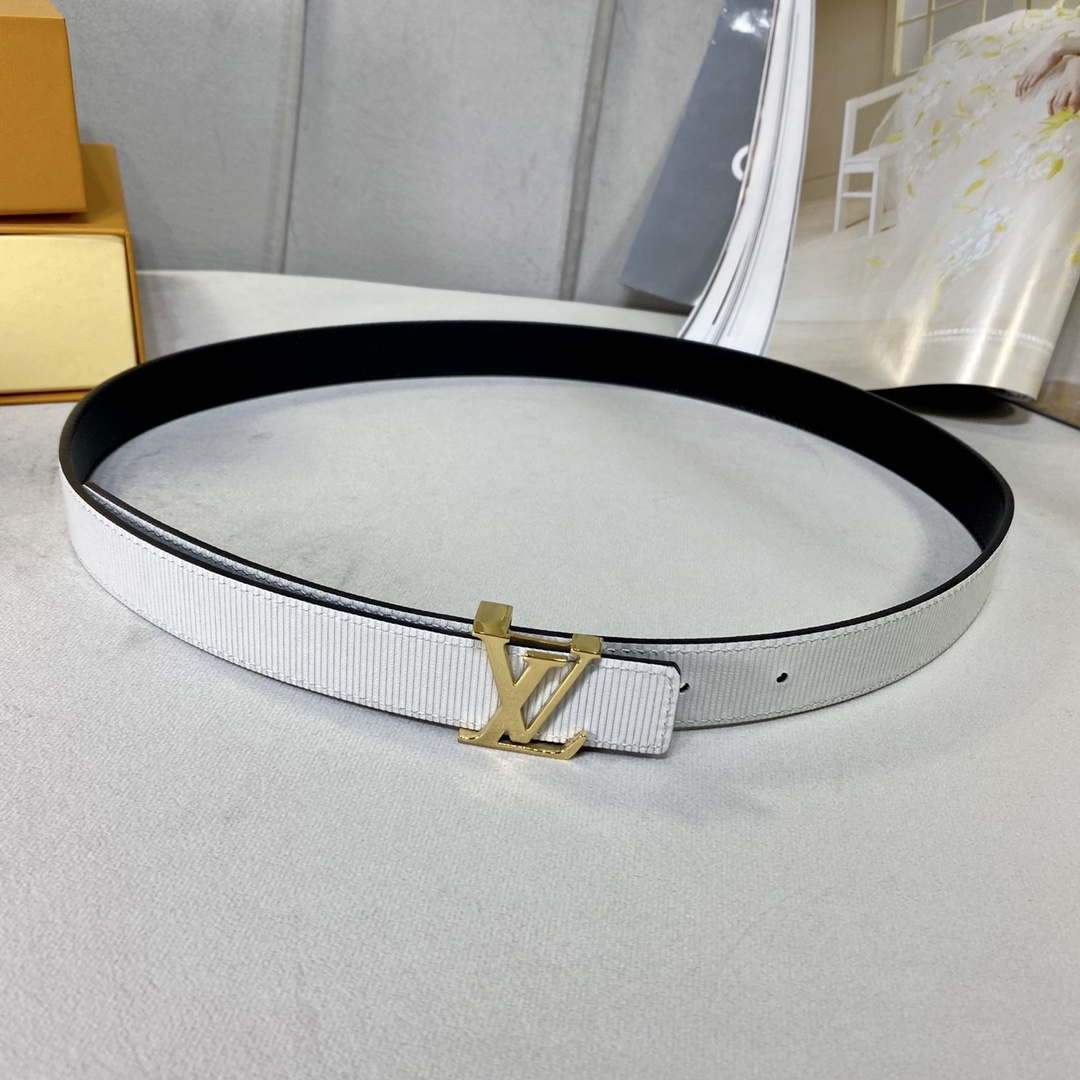 LV Women's Belts Collection Louis Vuitton Initials 25MM Belt Monogram 19001 - luxibagsmall