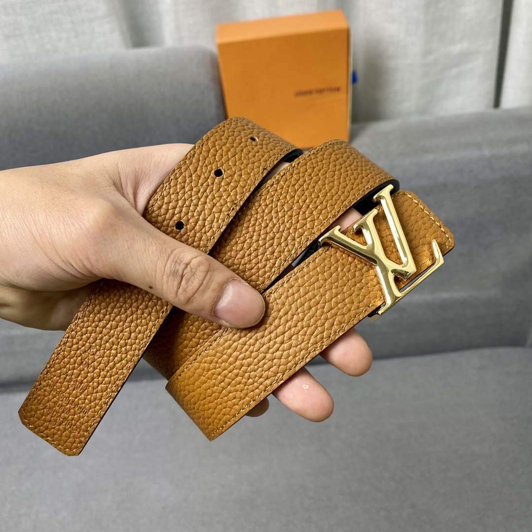 LV Women's Belts Collection Louis Vuitton Initials 30MM Belt Monogram 19003 - luxibagsmall