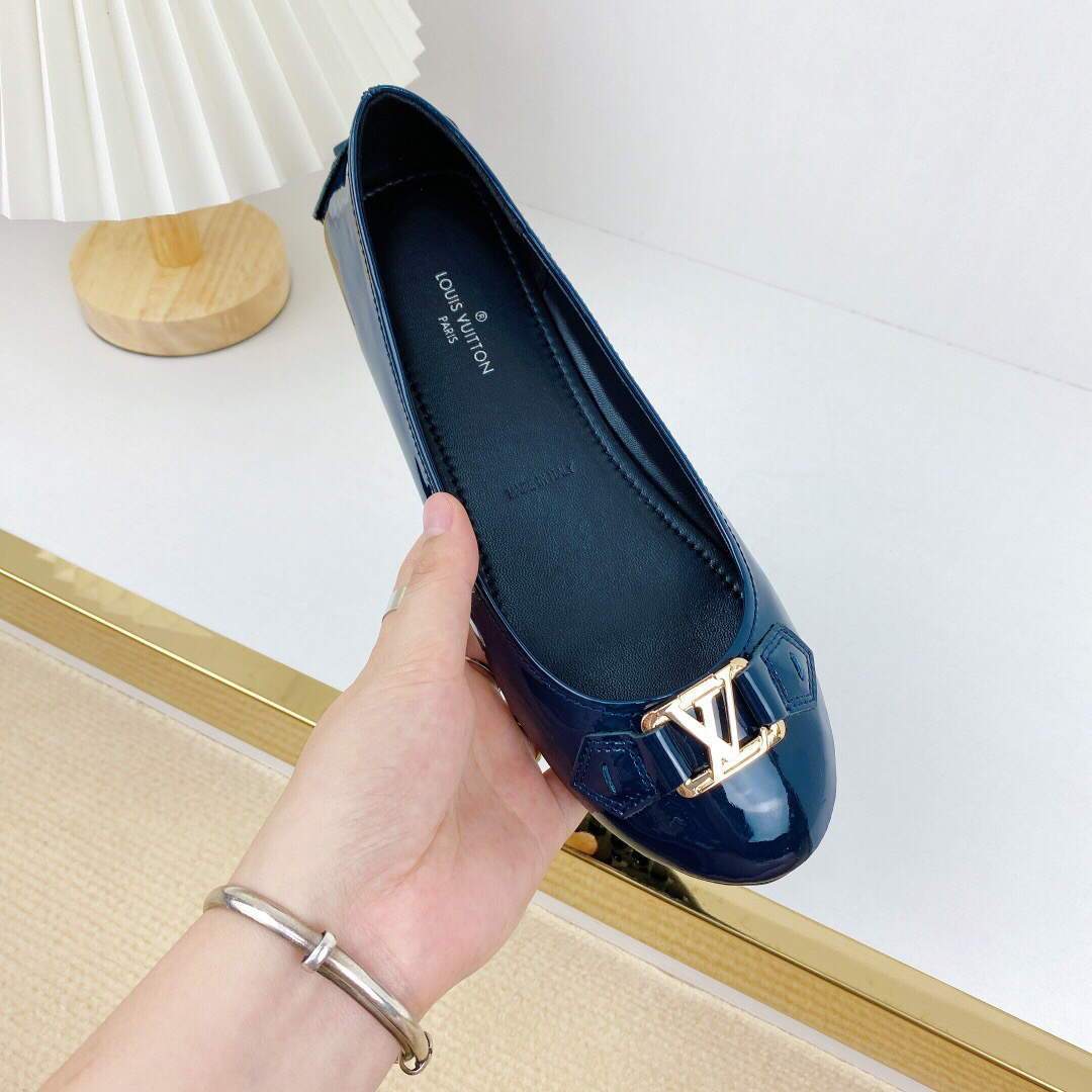 LV Women's Loafers Designer Louis Vuitton Flats Shoes 81138 - luxibagsmall