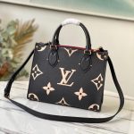 LV M45659 Louis Vuitton M45654 Onthego Pm Tote Bag Black - luxibagsmall