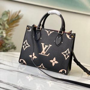 LV M45659 Louis Vuitton M45654 Onthego Pm Tote Bag Black - luxibagsmall