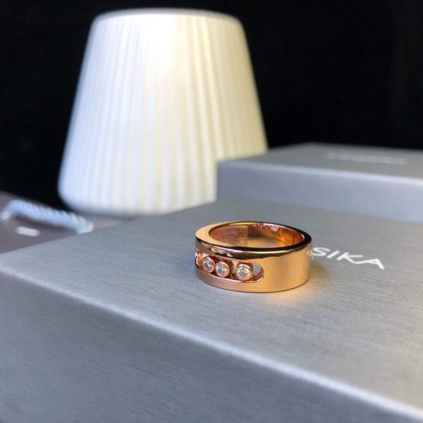 Messika Yellow Gold Diamond Ring Move Joaillerie 20212 - luxibagsmall