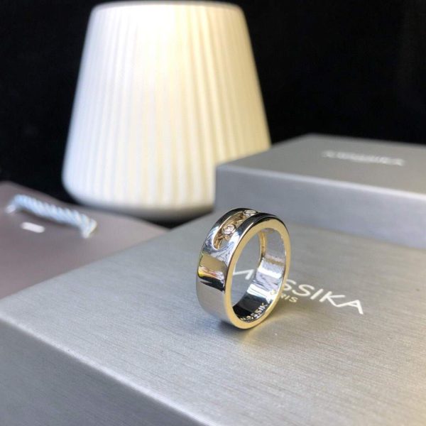 Messika Yellow Gold Diamond Ring Move Joaillerie 20212 - luxibagsmall