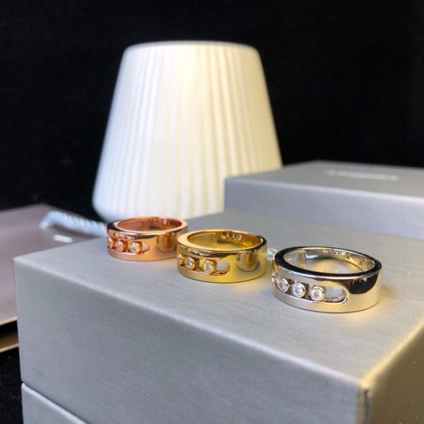 Messika Yellow Gold Diamond Ring Move Joaillerie 20212 - luxibagsmall
