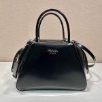 Prada 1BA366 Small brushed leather Prada Supernova handbag Black