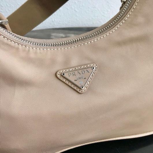 Prada 1BH204 Prada Re-Edition 2005 Nylon Bag Apricot - luxibagsmall