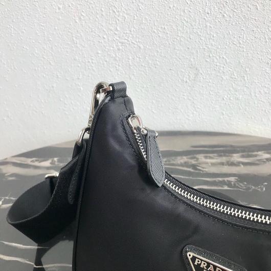 Prada 1BH204 Prada Re-Edition 2005 Nylon Bag Black - luxibagsmall