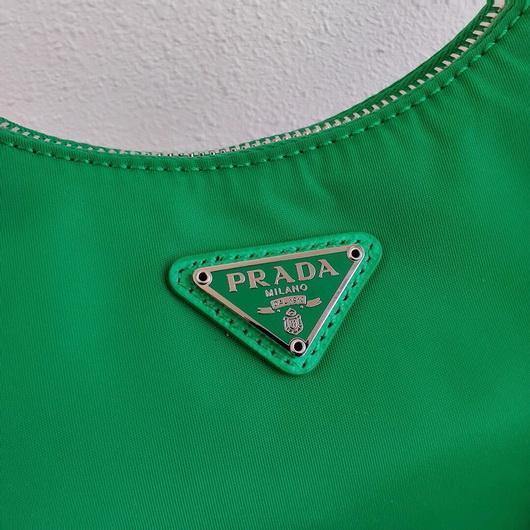 Prada 1BH204 Prada Re-Edition 2005 Nylon Bag Green - luxibagsmall