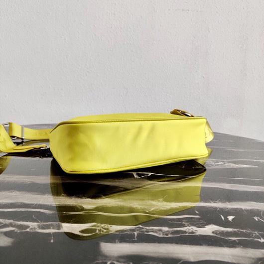 Prada 1BH204 Prada Re-Edition 2005 Nylon Bag Light Yellow - luxibagsmall