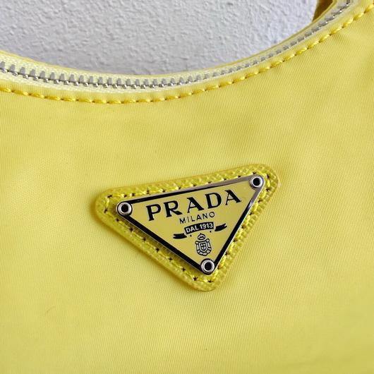 Prada 1BH204 Prada Re-Edition 2005 Nylon Bag Light Yellow - luxibagsmall