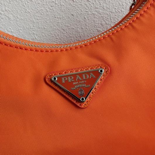 Prada 1BH204 Prada Re-Edition 2005 Nylon Bag Orange - luxibagsmall