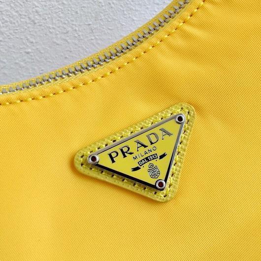 Prada 1BH204 Prada Re-Edition 2005 Nylon Bag Yellow - luxibagsmall