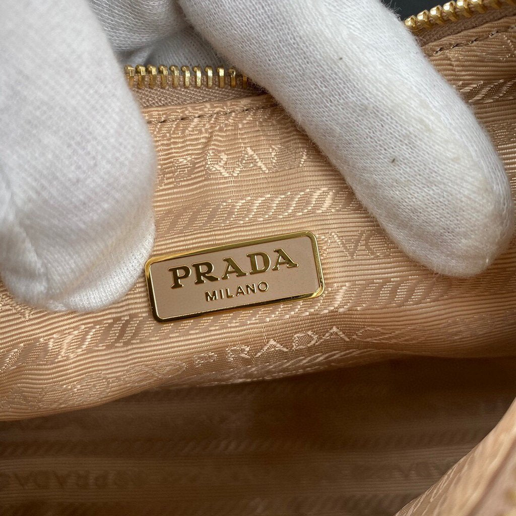 Prada 1BH204 Prada Re-Edition 2005 Saffiano leather Bag in Apricot - luxibagsmall