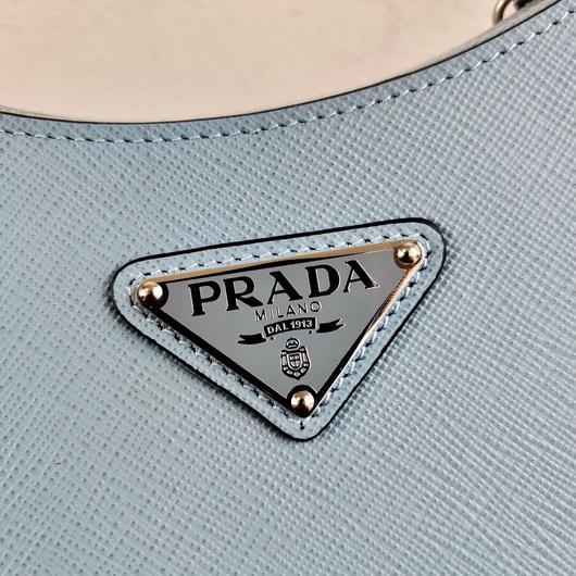 Prada 1BH204 Prada Re-Edition 2005 Saffiano leather Bag in Light Blue - luxibagsmall