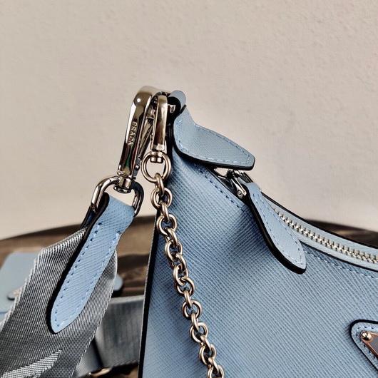 Prada 1BH204 Prada Re-Edition 2005 Saffiano leather Bag in Light Blue - luxibagsmall