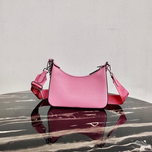 Prada 1BH204 Prada Re-Edition 2005 Saffiano leather Bag in Pink - luxibagsmall