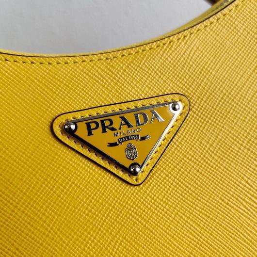 Prada 1BH204 Prada Re-Edition 2005 Saffiano leather Bag in Yellow - luxibagsmall