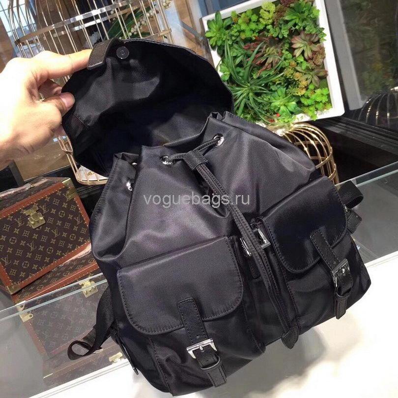 Prada 1BZ811 Nylon Backpack Bag in Black - luxibagsmall