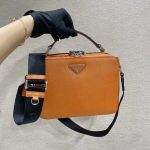 Prada 2VH069 Brique Saffiano leather bag Orange
