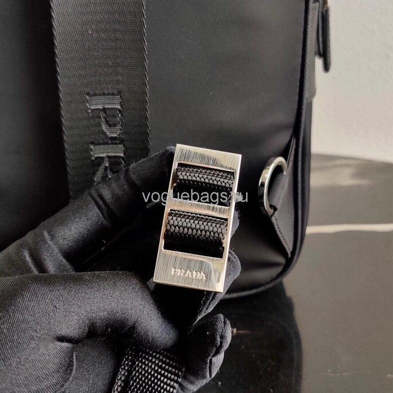 Prada 2VZ026 Nylon Backpack Bag in Black - luxibagsmall