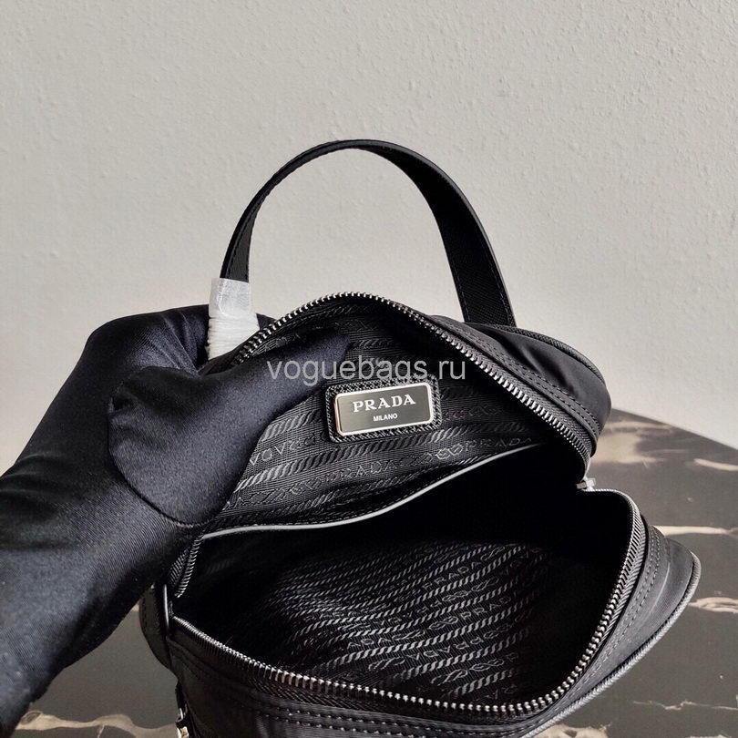 Prada 2VZ026 Nylon Backpack Bag in Black - luxibagsmall