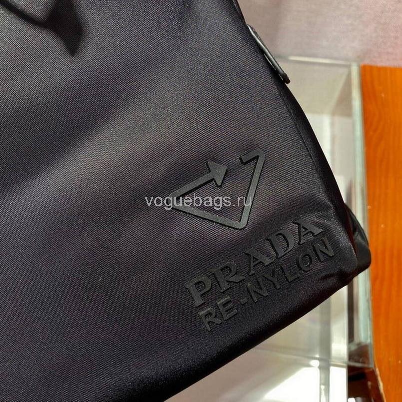 Prada 2VZ135 Nylon Backpack In Black Bag - luxibagsmall