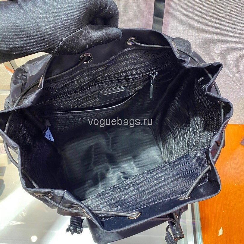 Prada 2VZ135 Nylon Backpack In Black Bag - luxibagsmall