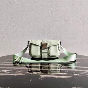 xubag.ru-prada-pocket-nylon-and-brushed-leather-bag-1bd295-green-1