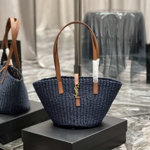 xubag.ru-saint-laurent-688221-ysl-panier-medium-bag-in-raffia-navy-blue-001