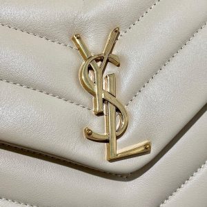 YSL 494699 Saint Laurent Loulou Small Bag Apricot - luxibagsmall