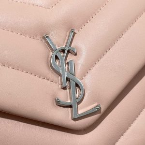 YSL 494699 Saint Laurent Loulou Small Bag Pink - luxibagsmall