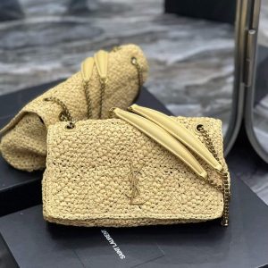 xubag.ru-ysl-515821-jamie-leather-trimmed-raffia-shoulder-bag-002