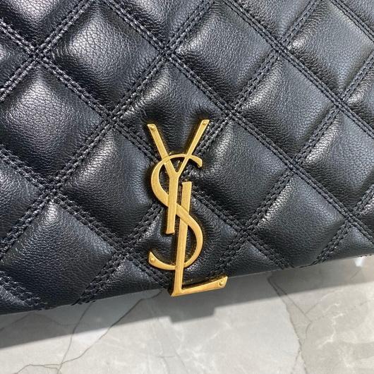 YSL 579607 Yves Saint Laurent Chain Bag Becky Black - luxibagsmall