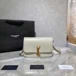 YSL 634305 Yves Saint Laurent Solferino Box Medium Beige - luxibagsmall