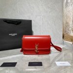 YSL 634305 Yves Saint Laurent Solferino Box Medium Red - luxibagsmall