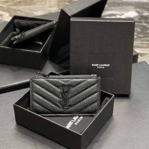 xubag.ru-ysl-monogram-fragments-zippered-card-case-in-grain-de-poudre-embossed-leather-607915-black-with-black-0