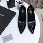 Yves Saint Laurent Opyum Pumps Leather Black heel 30139 - luxibagsmall