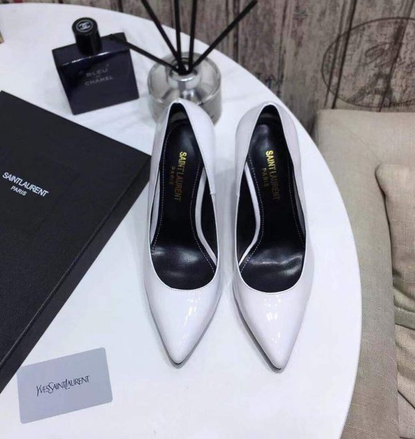 Yves Saint Laurent Opyum Pumps Leather Black heel 30140 - luxibagsmall