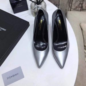 Yves Saint Laurent Opyum Pumps Leather Black heel 30142 - luxibagsmall