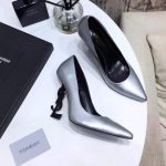 Yves Saint Laurent Opyum Pumps Leather Black heel 30142 - luxibagsmall