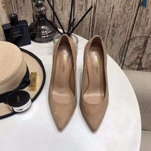 Yves Saint Laurent Opyum Pumps Leather Golden heel 30137 - luxibagsmall