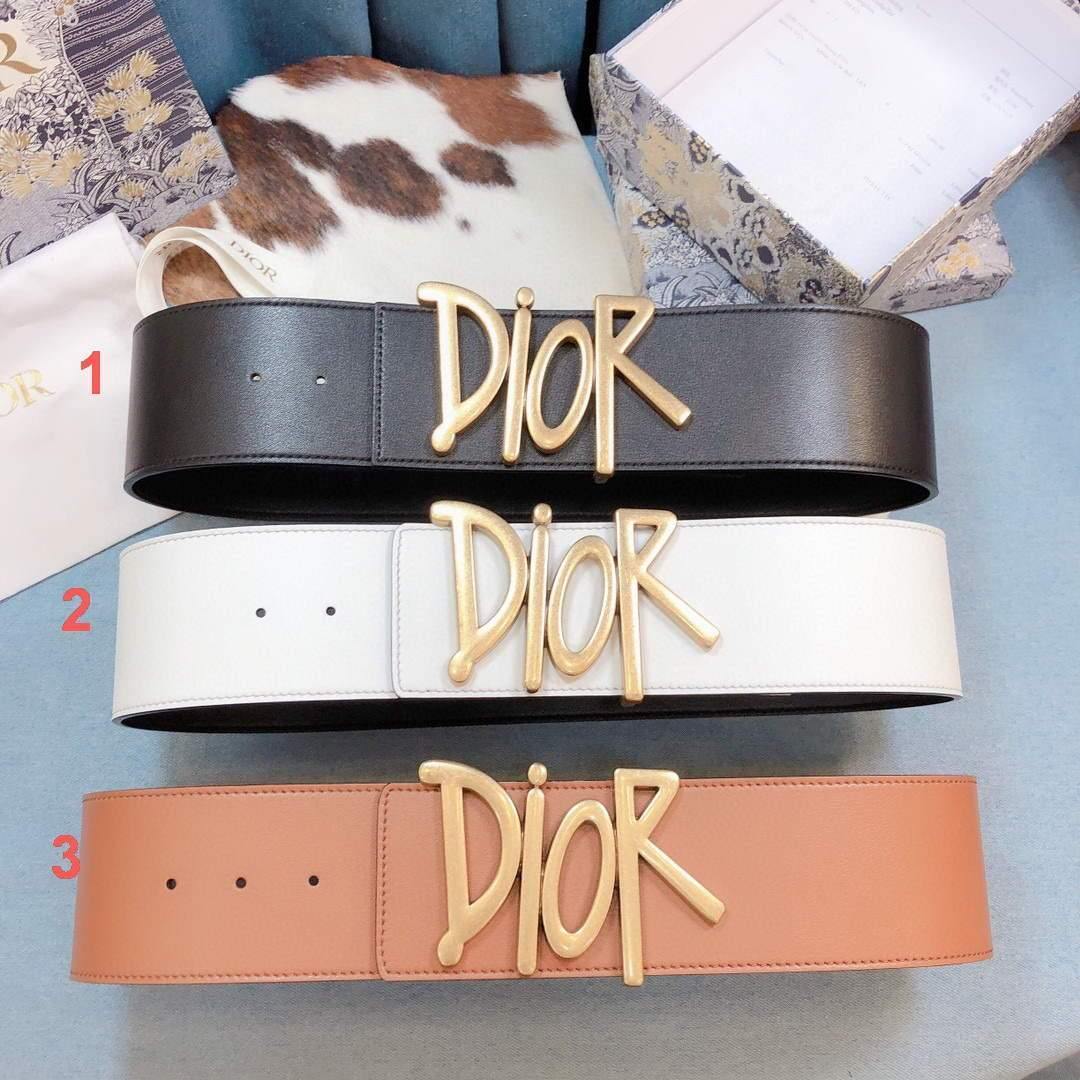 Dior Belts Designer Dior Buckle Leisure Belt Wide 7.0CM AA0075 - Voguebags