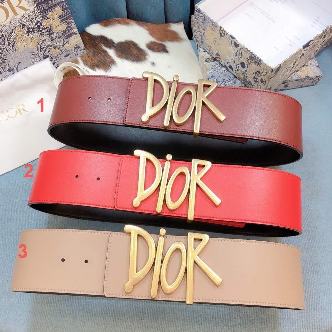 Dior Belts Designer Dior Buckle Leisure Belt Wide 7.0CM AA0076 - Voguebags